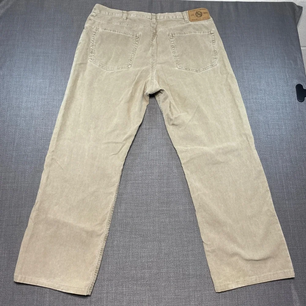 Eddie Bauer Mens Tan Corduroy Pants Original Fit‎ 100% Cotton W40 L32 Fall 08